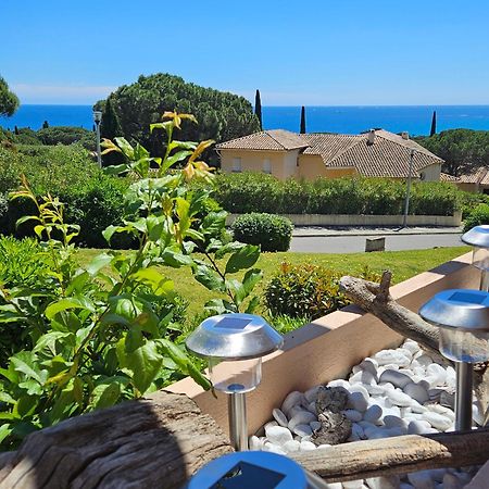 Studio Bord De Mer Terrasse Vue Mer Piscine Lägenhet Sainte-Maxime Exteriör bild